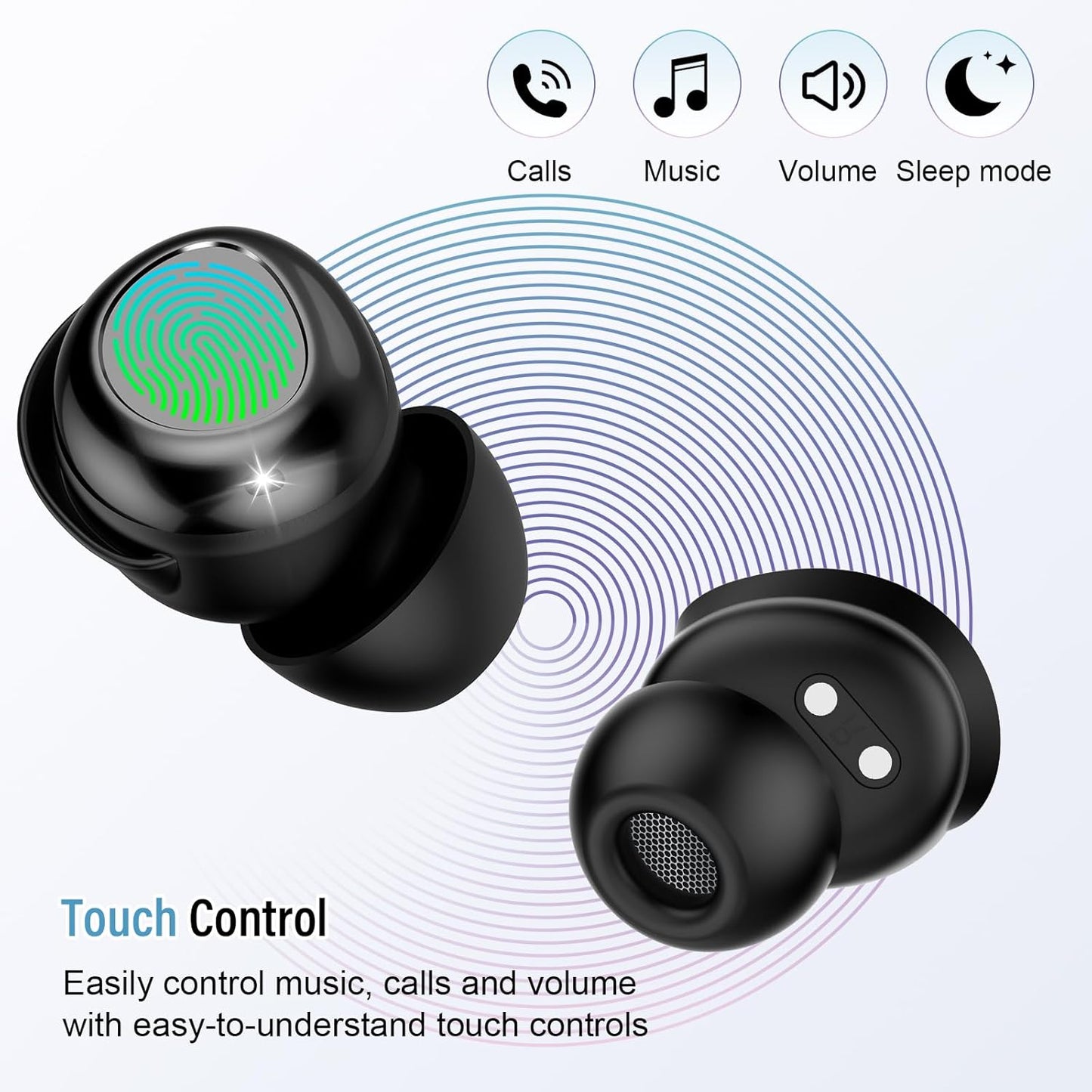 Discover True You: PWTEK Bean-shaped Bluetooth Headphones, for Wireless Freedom.